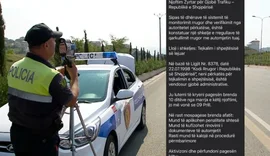 Policia: Kujdes nga mesazhet p&euml;r gjobat e makin&euml;s. Mos i klikoni