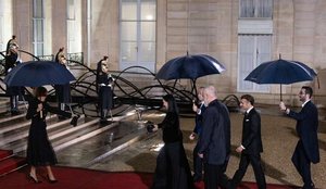 Vizita në Paris, Rama dhe bashkëshortja e tij priten për