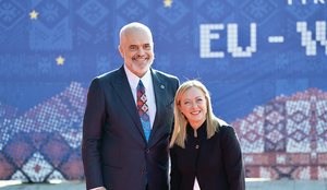 Shqipëri-Itali, në Romë, për herë të parë