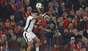 Shqipëri-Angli, Strakosha shpëton portën kuqezi, mbyllet pa gola