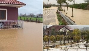 90 shtëpi nën ujë në Kurbin, ja situata në Durrës!