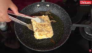 Djathë i skuqur me fruta të thata!