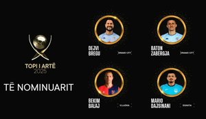 Topi i Art&euml;, zbuloni kat&euml;r lojtar&euml;t e nominuar!