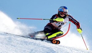 Lara Colturi pa pik&euml; n&euml; Slalomin Gjigant t&euml; Semmeringut