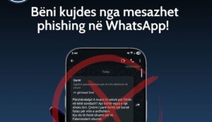 Kujdes nga ky mesazh q&euml; ju vjen n&euml; WhatsApp