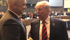 Rama merr ftes&euml;n nga presidenti Trump, kryeministri: Jasht&euml;zakonisht