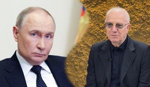 Si m&euml; ftoi Vladimir Putin n&euml; Mosk&euml;! Flet Spartak Po&ccedil;i!