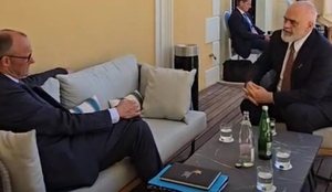 Rama ndan momentin e takimit me Kancelarin gjerman Merz!