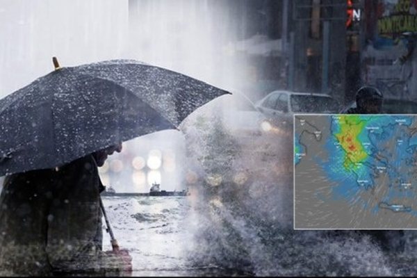 Reshje dhe vran&euml;sira n&euml; t&euml; gjith&euml; vendin, parashikimi i