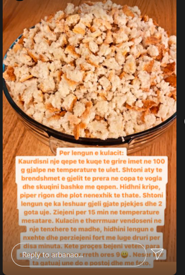 Receta e Arbanës hap pas hapi, për të gatuar gjelin me