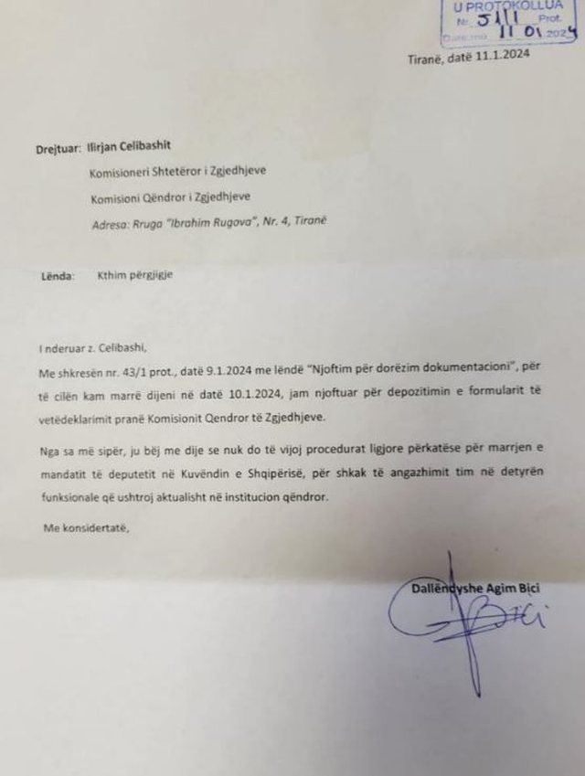 Dallëndyshe Bici refuzon mandatin e deputetes. Ja kandidati në