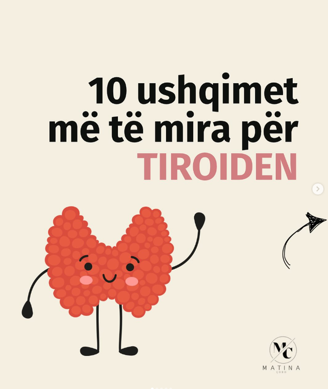 10 ushqimet më të mira për tiroiden!