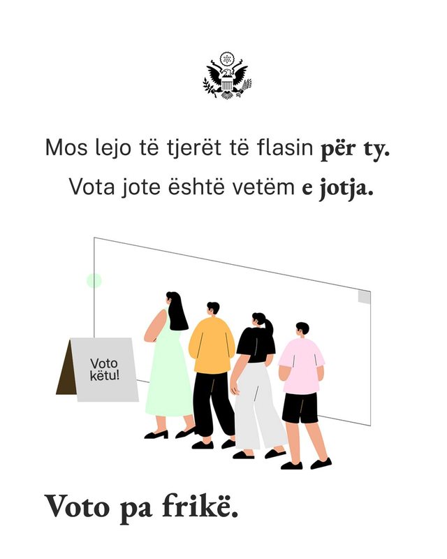 Ambasada amerikane: Voto në 11 maj!