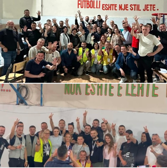 Erion Braçe poston foton e të rinjve socialistë dhe