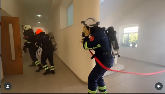 Gjirokastër/ Autoritetet simulojnë zjarrin në shkollë