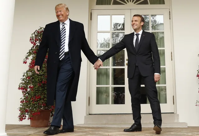 Trump i jep një këshillë Macron për incidentin në