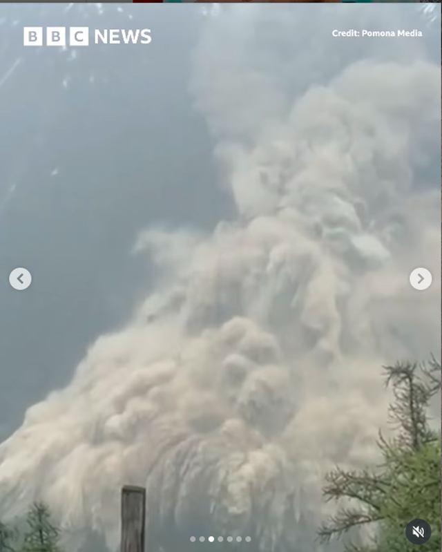 Foto/ Si u zhduk fshati në Zvicër në pak sekonda!