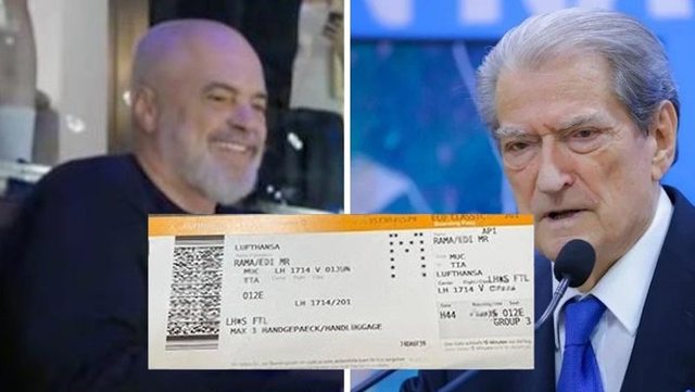 Bien akuzat e Berishës: Rama fluturoi me klasë ekonomike dhe hyri me