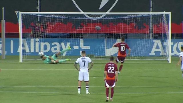 Shqipëria shënon gol ndaj Letonisë