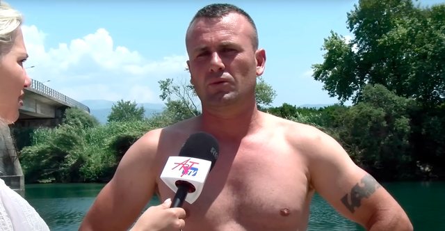 Shqiptari bëhet hero në Greqi, zhytet në lumë dhe