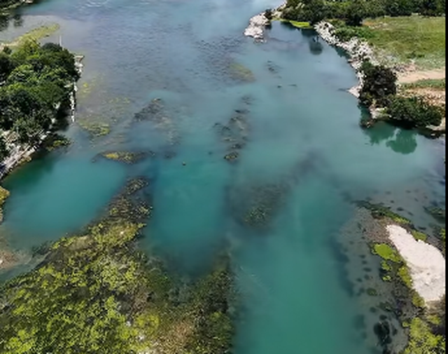 Rama ndan pamje nga lumi i Bunës: Pas shumë vitesh rrjedh i lirë