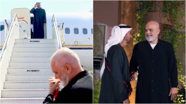 Kryeministri e përcjell në aeroport presidentin e Emirateve të