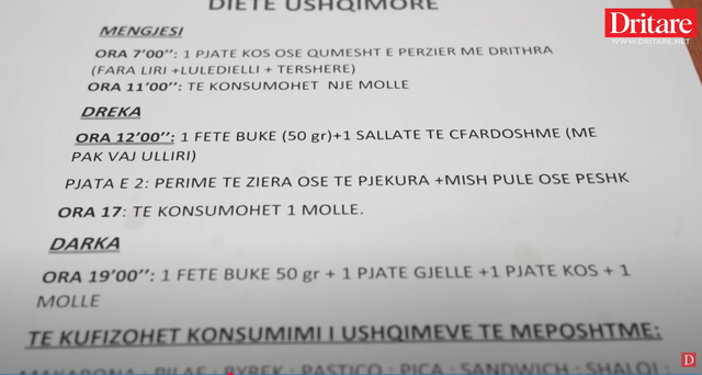 Kardiologu Spiro Qirko jep këshillat për një regjim ushqimor