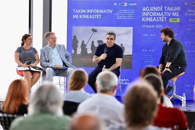 Strategjia e re për sektorin audiovizual, takim i ministrit Blendi Gonxhja