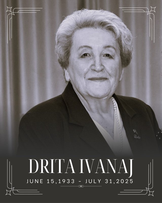 Ndërron jetë Drita Ivanaj, figurë e njohur e kulturës dhe