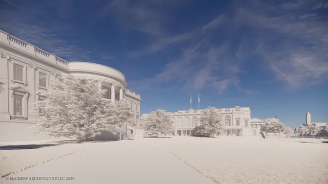 Donald Trump ndërton sallën e re të vallëzimit në