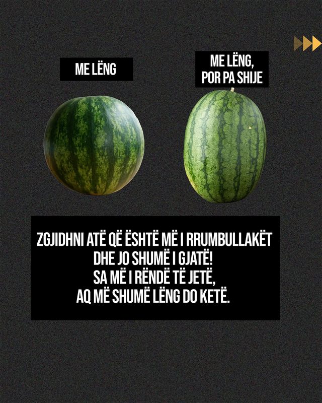 Si të zgjidhni një shalqi të bërë mirë!