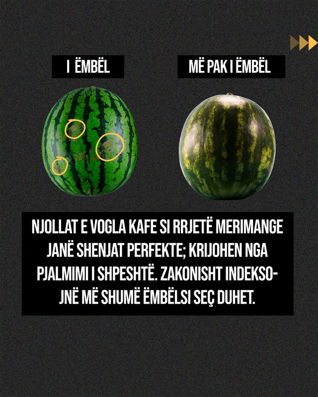Si të zgjidhni një shalqi të bërë mirë!