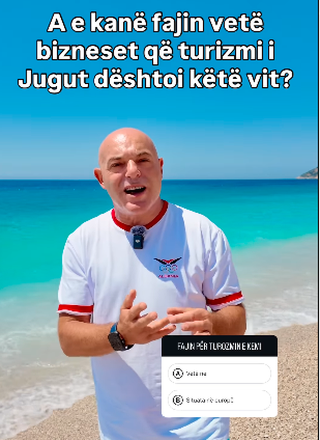 Altin Prenga i përgjigjet Fevziut: Turizmi shqiptar është në