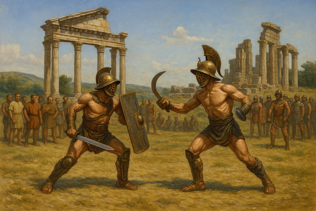 Kur Gladiatorët u ndeshën në Apolloni