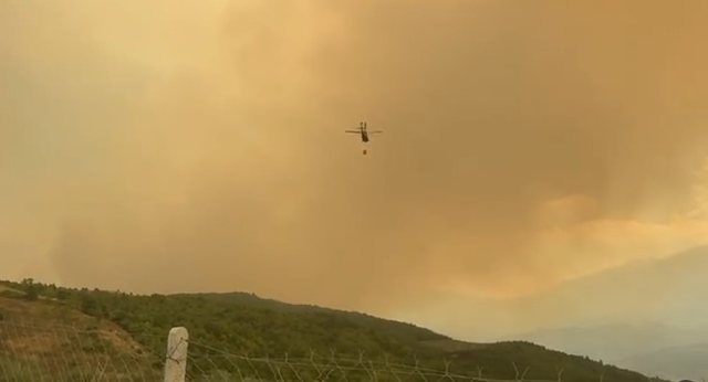 Video/ Ja si është situata me zjarret në katër fshatrat e