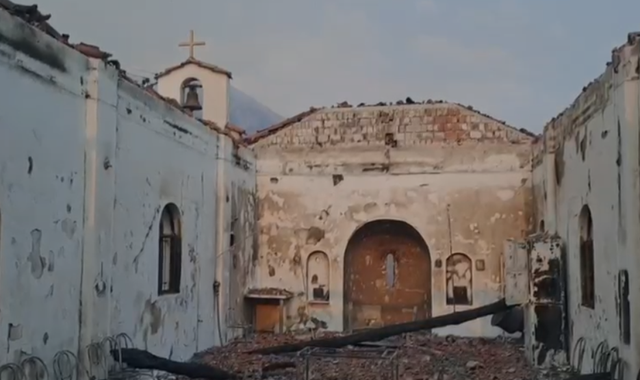 Digjet kisha e fshatit Lefterhor në Delvinë!