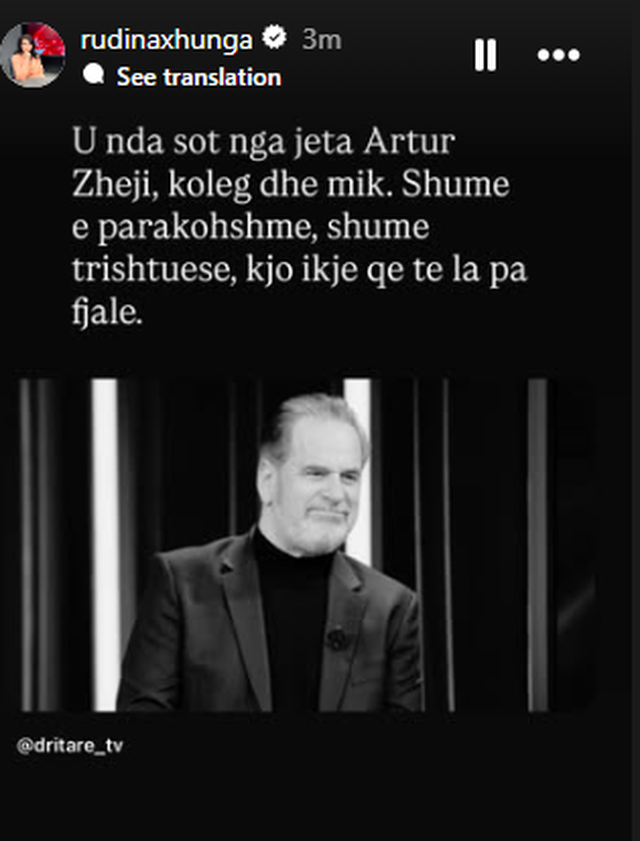 Lamtumirë! Miq, kolegë e personalitete flasin për Artur Zhejin