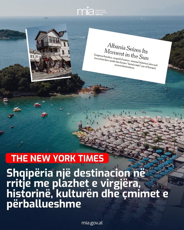 The New York Times: Shqipëria, ylli i ri i turizmit europian