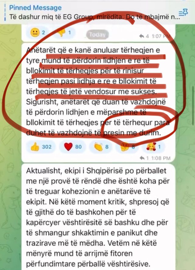 Skema piramidale! Braçe publikon mesazhet: Bllokohen paratë e