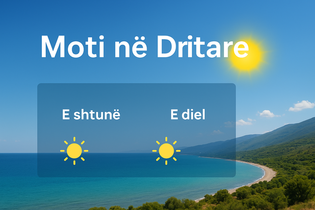 Si do të jetë moti këtë fundjavë!