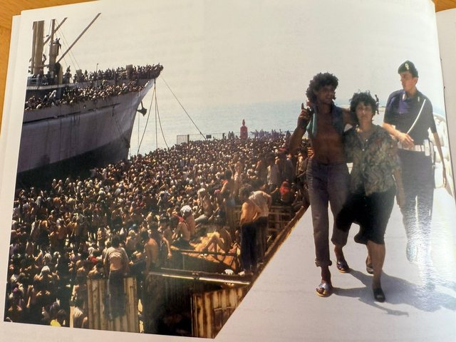 Fotot dramatike të anijes ‘Vlora’ në eksodin e gushtit