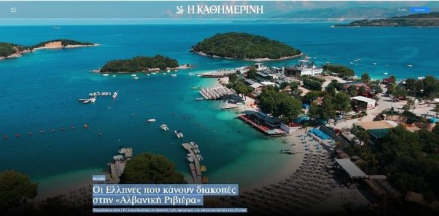 Kathimerini: Grekët që bëjnë pushime në Rivierën