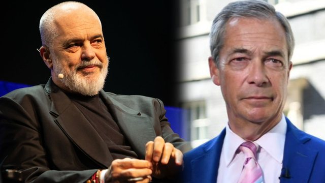 Edi Rama: Nigel Farage, po të pres!