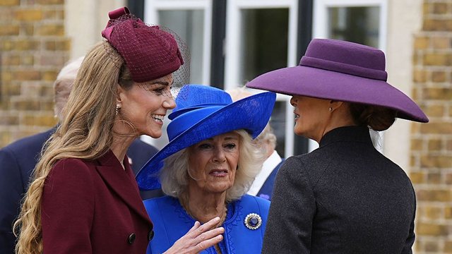 Foto/ Melania Trump dhe Kate Middleton vjedhin vëmendjen në Windsor!