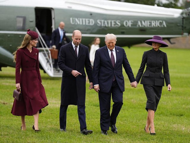 Foto/ Melania Trump dhe Kate Middleton vjedhin vëmendjen në Windsor!