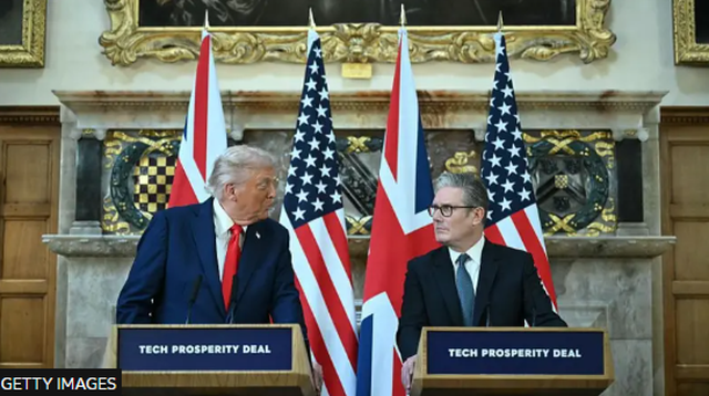 Çfarë thanë Trump dhe Starmer kur u pyetën për