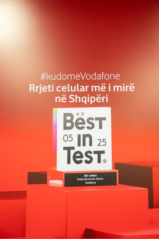 Umlaut dhe MedUX vlerësojnë Vodafone Albania, si rrjeti më i