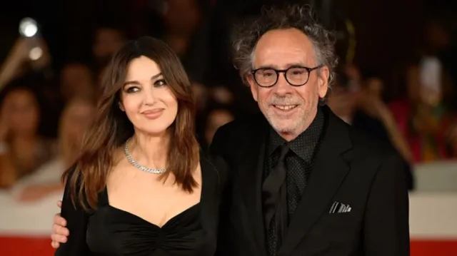Ndahen Monica Bellucci dhe Tim Burton