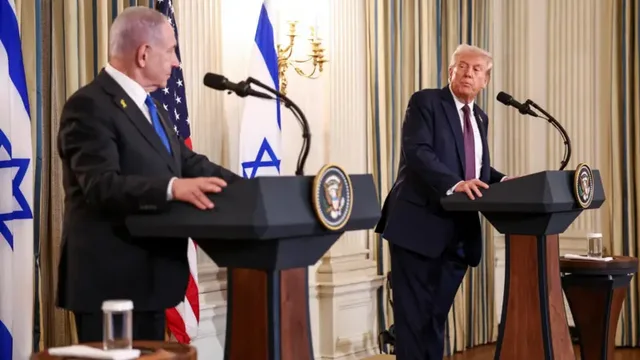 Trump dhe Netanyahu prezantojnë planin 20-pikësh për t’i