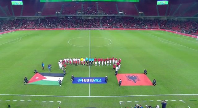 Shqipëria  fitore spektakolare 4-2 ndaj Jordanisë në “Air